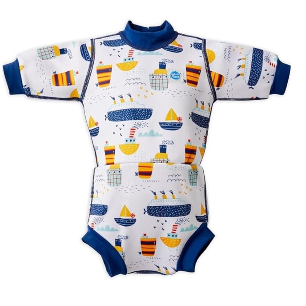Splash About Happy Nappy Wetsuit Baby Swimsuit size 0-4 months